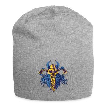 vikings swedish sweden flagg anniversaire cadeau - Bonnet en jersey - gris chiné - Devant
