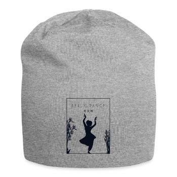 Belly Dance Chinese Hanzi Workout Shimmy Belly - Jersey Beanie - heather grey - Front