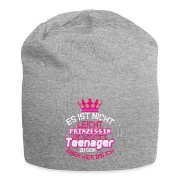 Es Ist Nicht In Nicht Prinzessin Teenager Teenager - Jersey-Beanie - Grau meliert - Vorne