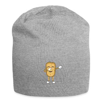 Pommes de terre - Bonnet en jersey - gris chiné - Devant