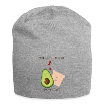 avocado - Jersey Beanie - heather grey - Front