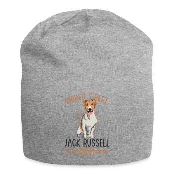 Jack Russell Terrier - Bonnet en jersey - gris chiné - Devant
