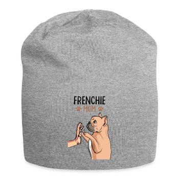 French Bulldog - Jersey Beanie - heather grey - Front