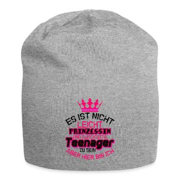 Es Ist Nicht Prinzessin Teenager Teenager - Jersey-Beanie - Grau meliert - Vorne