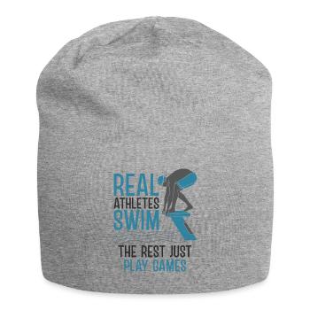 Swimmer Sports Scuba Diving Swimming - Jersey Beanie - heather grey - Front