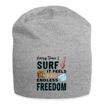 Windsurfer Outfit Windsurf - Windsurfing Spruch - Bonnet en jersey - gris chiné - Devant