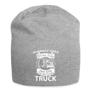 Bingo Truck coole Opas Geschenk Vatertag - Jersey-Beanie - Grau meliert - Vorne