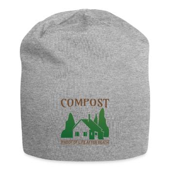 Garten Gärtnerei Gartenanlage - Jersey-Beanie - Grau meliert - Vorne