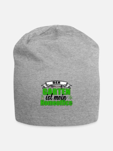 Garten Homeoffice - Jersey-Beanie - Grau meliert