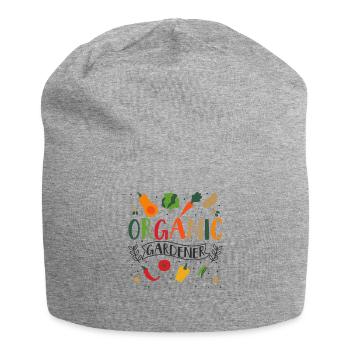 Gärtner Gemüse Gärtnern Bio Gartenbau Bauer - Jersey-Beanie - Grau meliert - Vorne