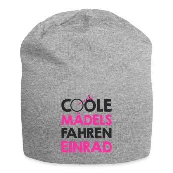 Einrad - Jersey-Beanie - Grau meliert - Vorne