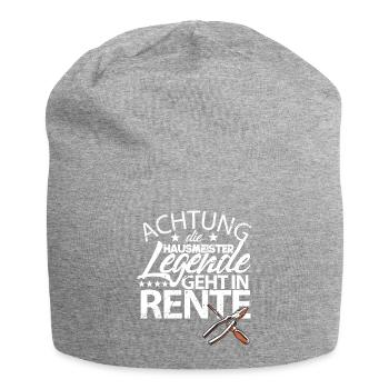 Hausmeister Legende in Rente Handwerker Arbeit - Jersey-Beanie - Grau meliert - Vorne