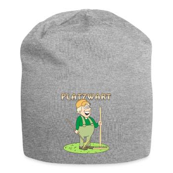 MENSCH COMIC PLATZWART - Jersey-Beanie - Grau meliert - Vorne