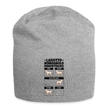 Lagotto Romagnolo Hundetricks Lagotti Tricks - Jersey-Beanie - Grau meliert - Vorne