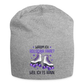 Rollschuhe - Jersey-Beanie - Grau meliert - Vorne