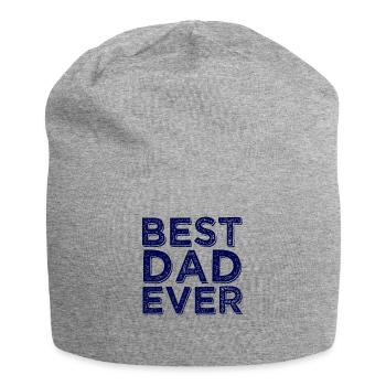 Bester Vater - Jersey-Beanie - Grau meliert - Vorne