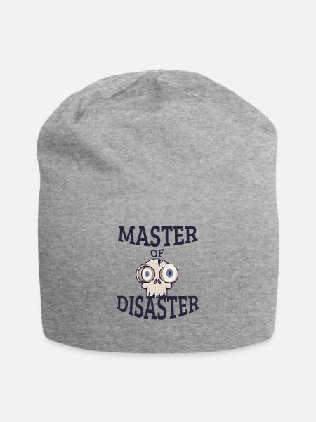 Master of Disaster - Jersey-Beanie - Grau meliert