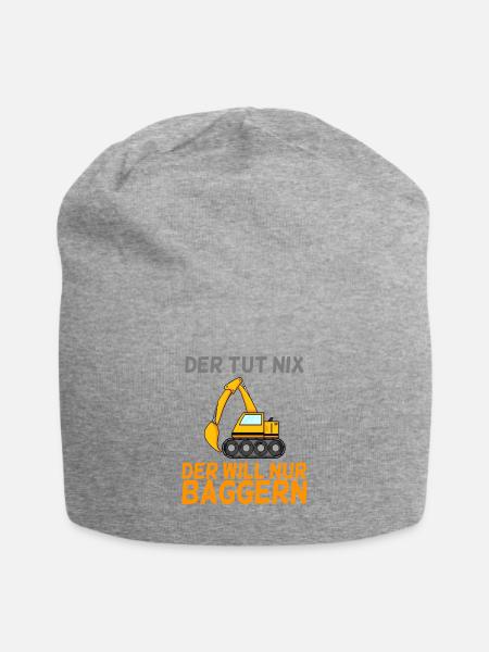 Bagger Baggern - Jersey-Beanie - Grau meliert