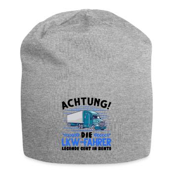 LKW-Fahrer Legende Lastwagen Spedition LKW - Jersey-Beanie - Grau meliert - Vorne