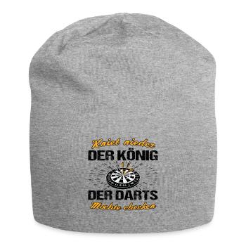 Dart - Jersey-Beanie - Grau meliert - Vorne