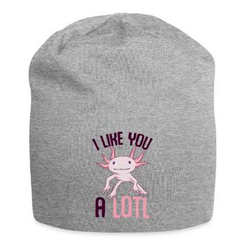 Axolotl - Bonnet en jersey - gris chiné - Devant