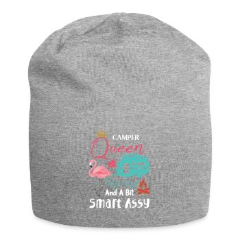 Camper queen classy Sassy and a bit Smart sassy - Jersey Beanie - heather grey - Front