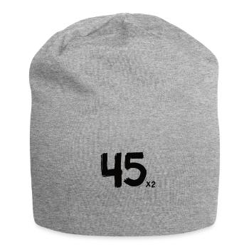90 Jahre Großeltern Lustige Geschenkidee - Jersey-Beanie - Grau meliert - Vorne