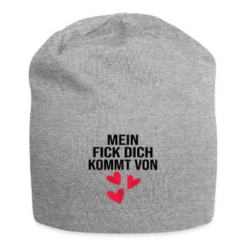 Lustige Sprüche Beleidigungen Sarkasmus - Jersey-Beanie - Grau meliert - Vorne