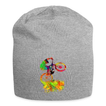 Downhill Mountainbike Downhill VTT cadeau - Bonnet en jersey - gris chiné - Devant