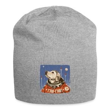 Wauwau Laika cadeau chien de l’URSS URSS Russie - Bonnet en jersey - gris chiné - Devant