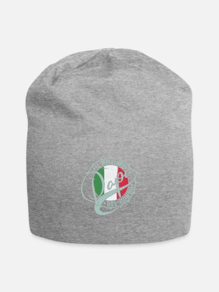 IL Migliore Papa Del Mondo Bester Papa der Welt - Jersey-Beanie - Grau meliert