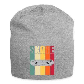 skateboard skater skate sport fahren skaten - Jersey-Beanie - Grau meliert - Vorne