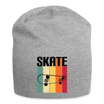 skateboard skater skaters de sport patiner - Bonnet en jersey - gris chiné - Devant