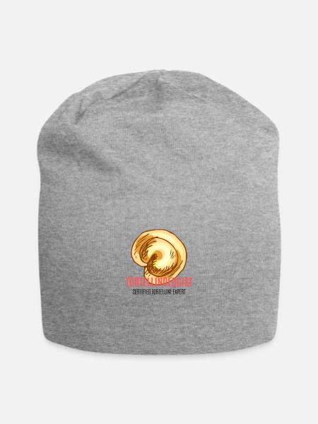 CERTIFIED TORTELLINI EXPERT - Jersey Beanie - heather grey