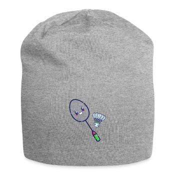 Badminton Kawaii Balle de plumes balle - Bonnet en jersey - gris chiné - Devant