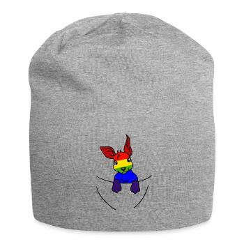 Koala LGBT Regenbogenfahne Gay Pride Gay - Jersey-Beanie - Grau meliert - Vorne