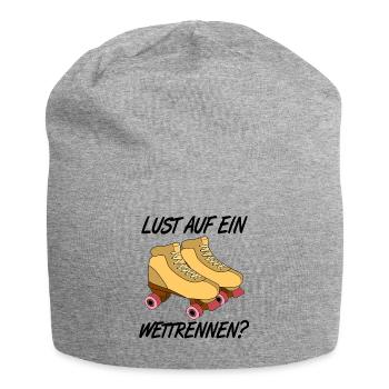 Rollschuhe - Jersey-Beanie - Grau meliert - Vorne
