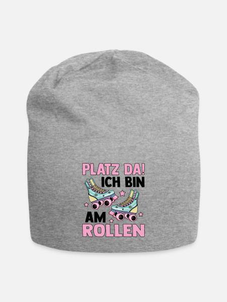 Rollschuhe - Jersey-Beanie - Grau meliert