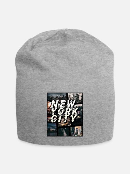 New York City GTA Design - Jersey Beanie - heather grey