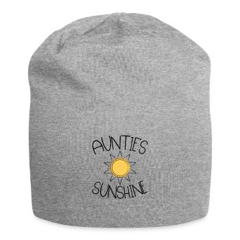 Aunt Sunshine Niece Nephew - Jersey Beanie - heather grey - Front