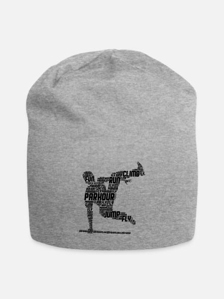 Parkour - Jersey-Beanie - Grau meliert