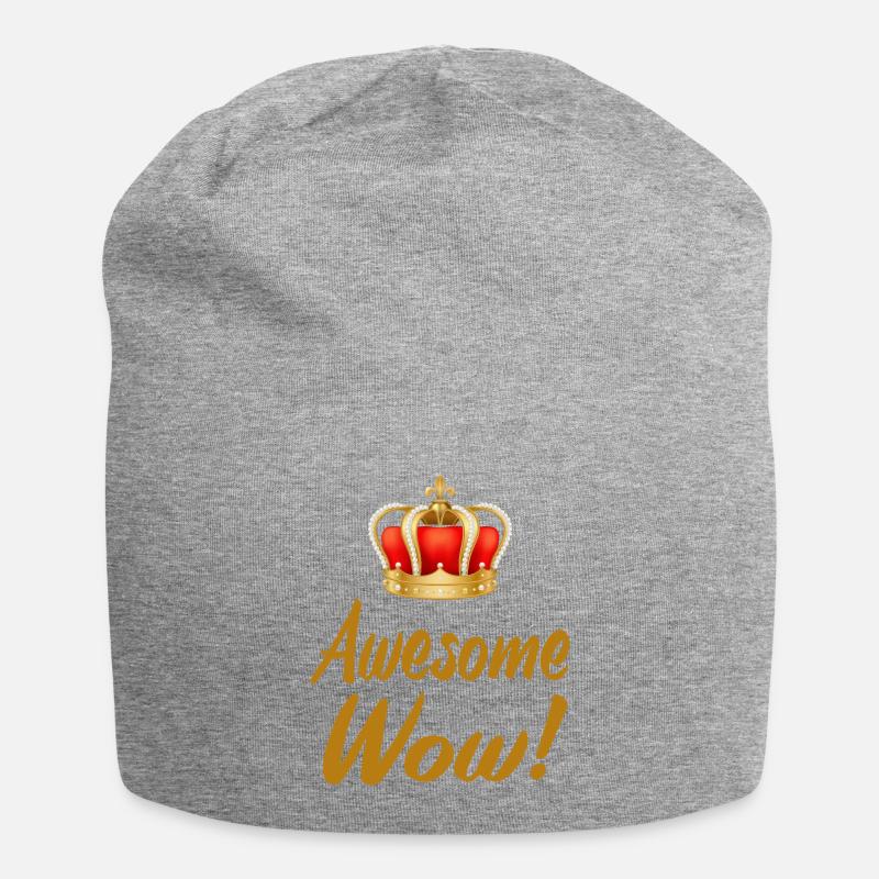 Alexander Hamilton Geschenk Krone Historische - Jersey-Beanie - Grau meliert