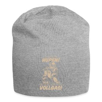 Bitte Nicht Hupen Ich Fahr Ja Schon Vollgas - Jersey-Beanie - Grau meliert - Vorne