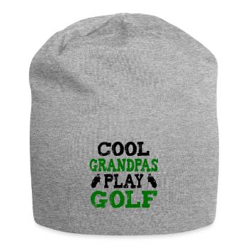 Cool grandpas play golf - Jersey Beanie - heather grey - Front