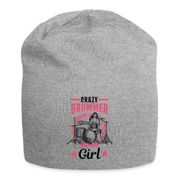 Batterie Crazy Drummer Girl - Bonnet en jersey - gris chiné - Devant