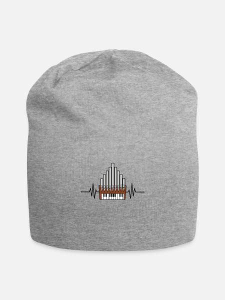 Tuyau Orgue Orgue Facteur d’Orgue Tuyaux d’Orgue - Bonnet en jersey - gris chiné
