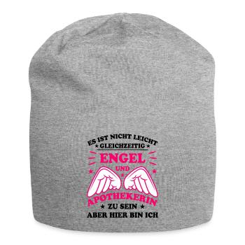 Apothekerin Lustige Spruch Beruf Apotheke Geschenk - Jersey-Beanie - Grau meliert - Vorne