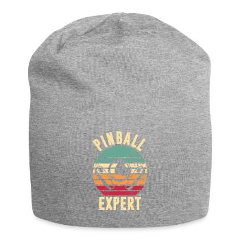 Pinball Expert Vintage Pinball Machine Arcade Game - Jersey Beanie - heather grey - Front