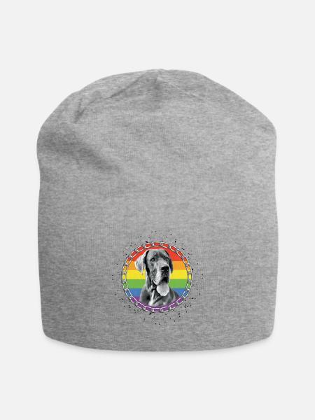 Great Dane ou Danish Great Dane Pride - brillant - Bonnet en jersey - gris chiné
