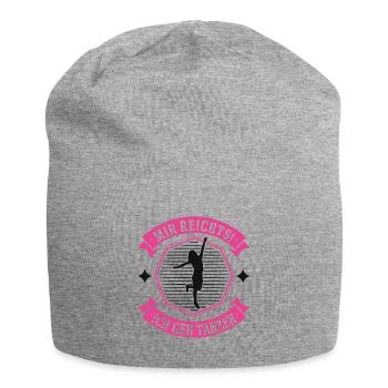Mir reichts! Ich geh tanzen Tanzkurs Tänzerin - Jersey-Beanie - Grau meliert - Vorne